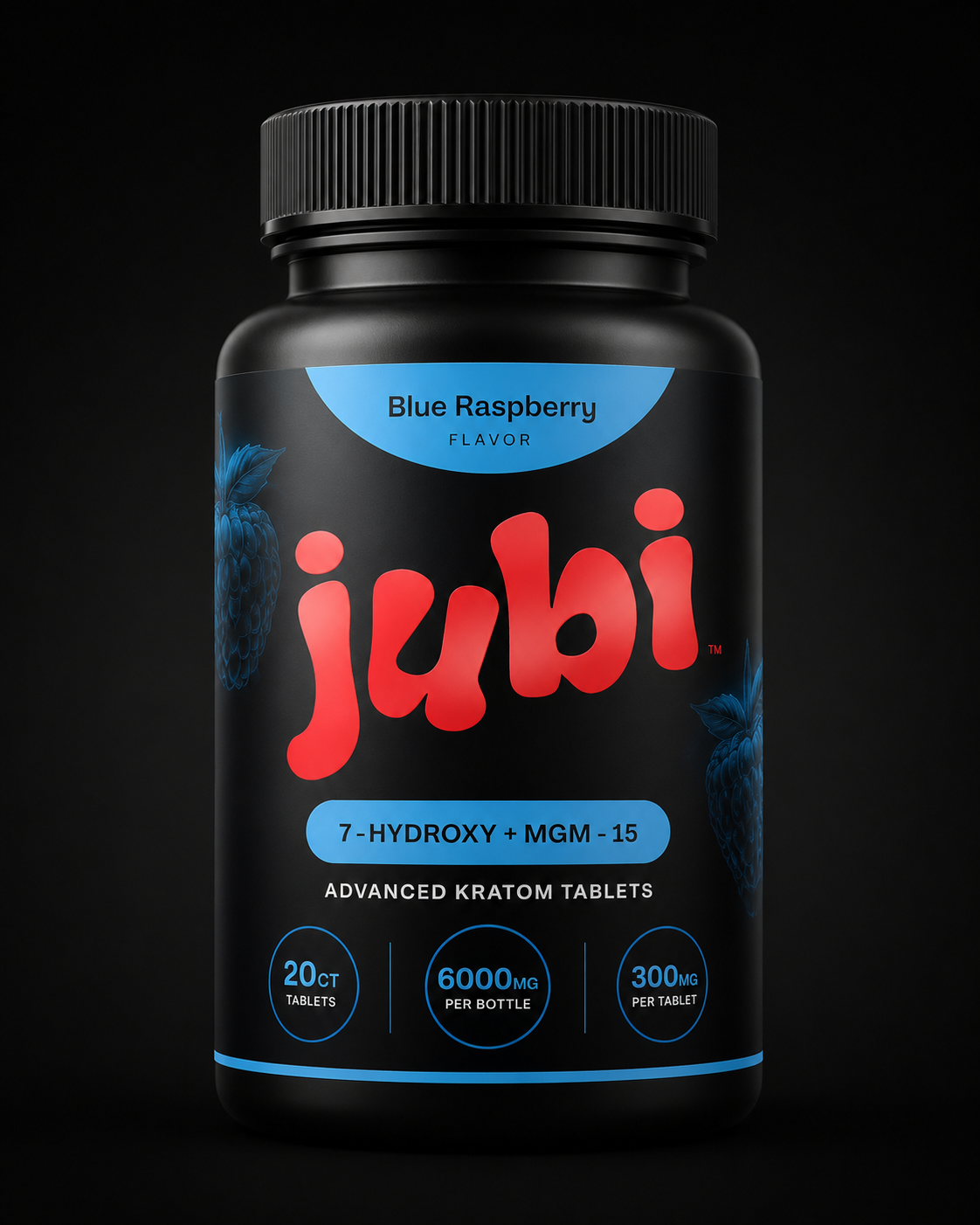 Jubi 7-Hydroxy + MGM-15 ā 20CT 6000MG Bottle