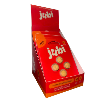 Jubi 7OH 50mg Chewable Tablets - Precise, Portable 7-Hydroxymitragynine Extract