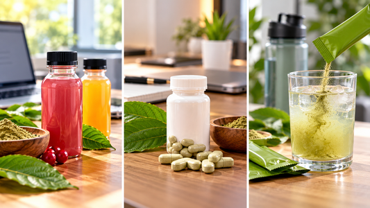 Kratom shots vs tablets vs stick packs for different daily routines