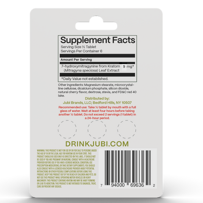 7oh Advanced Kratom Tablets, 18mg