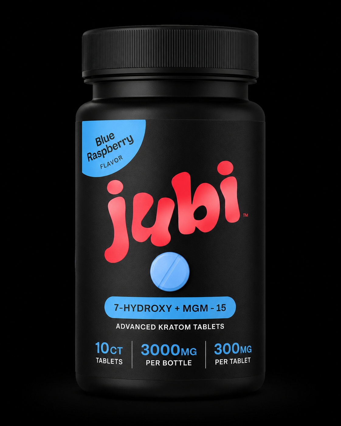 Jubi 7-Hydroxy + MGM-15 — 10CT 3000MG Bottle