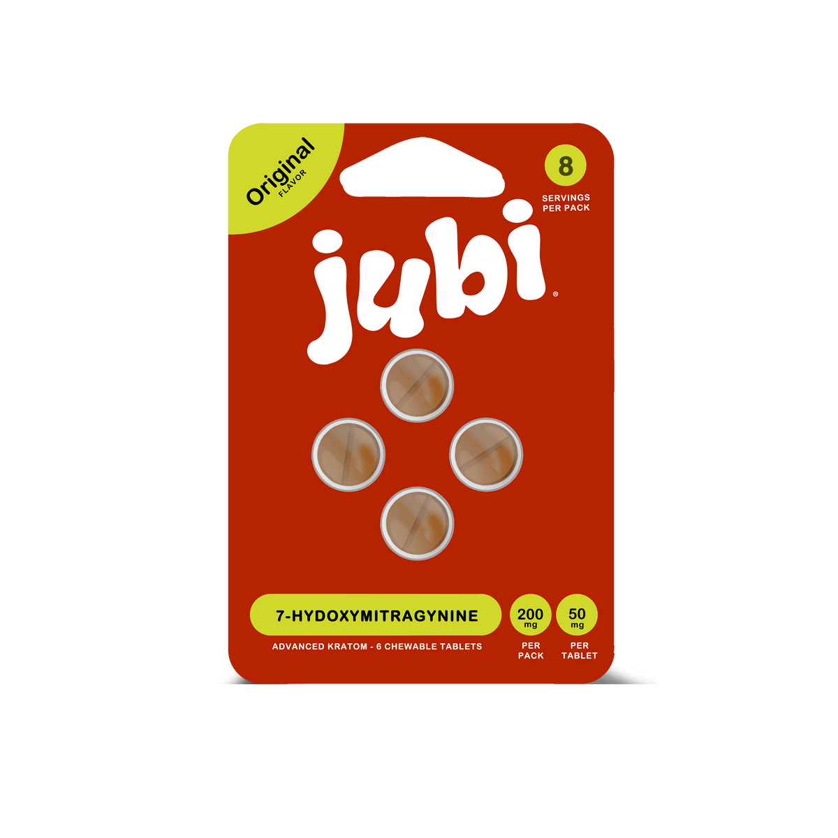 🎁 Jubi 7OH 50mg Chewable Tablets - Precise, Portable 7-Hydroxymitragynine Extract (100% off)