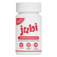 Jubi 7-Hydroxymitragynine Chewable Tablets – 15CT | 30MG Per Tablet | 450MG Total