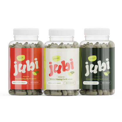 Maeng Da Kratom Vegetable Capsules - 3 Strains
