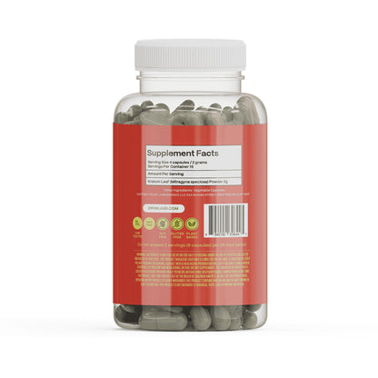 Maeng Da Kratom Vegetable Capsules - 3 Strains